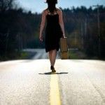 She left home, bye bye…