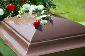 Casket with Roses