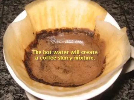 Pour over coffee brewing method 3