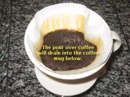 Pour over coffee brewing method 4