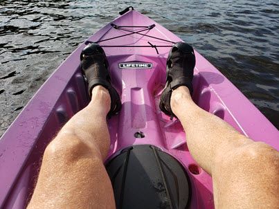 Lifetime Tahoma 100 Sit-On-Top Kayak with Paddle - Galaxy Fusion (91039)